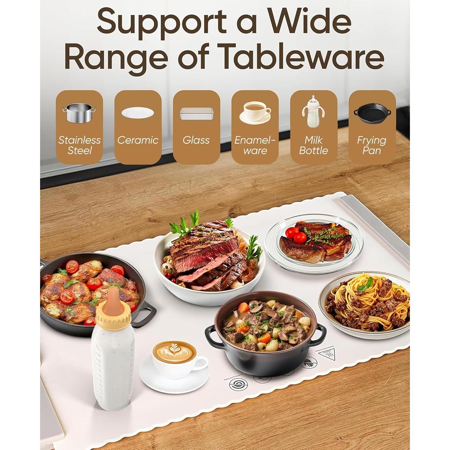 Alfombrilla Calentadora Eléctrica MONJAPANDI 61x41 cm 250W