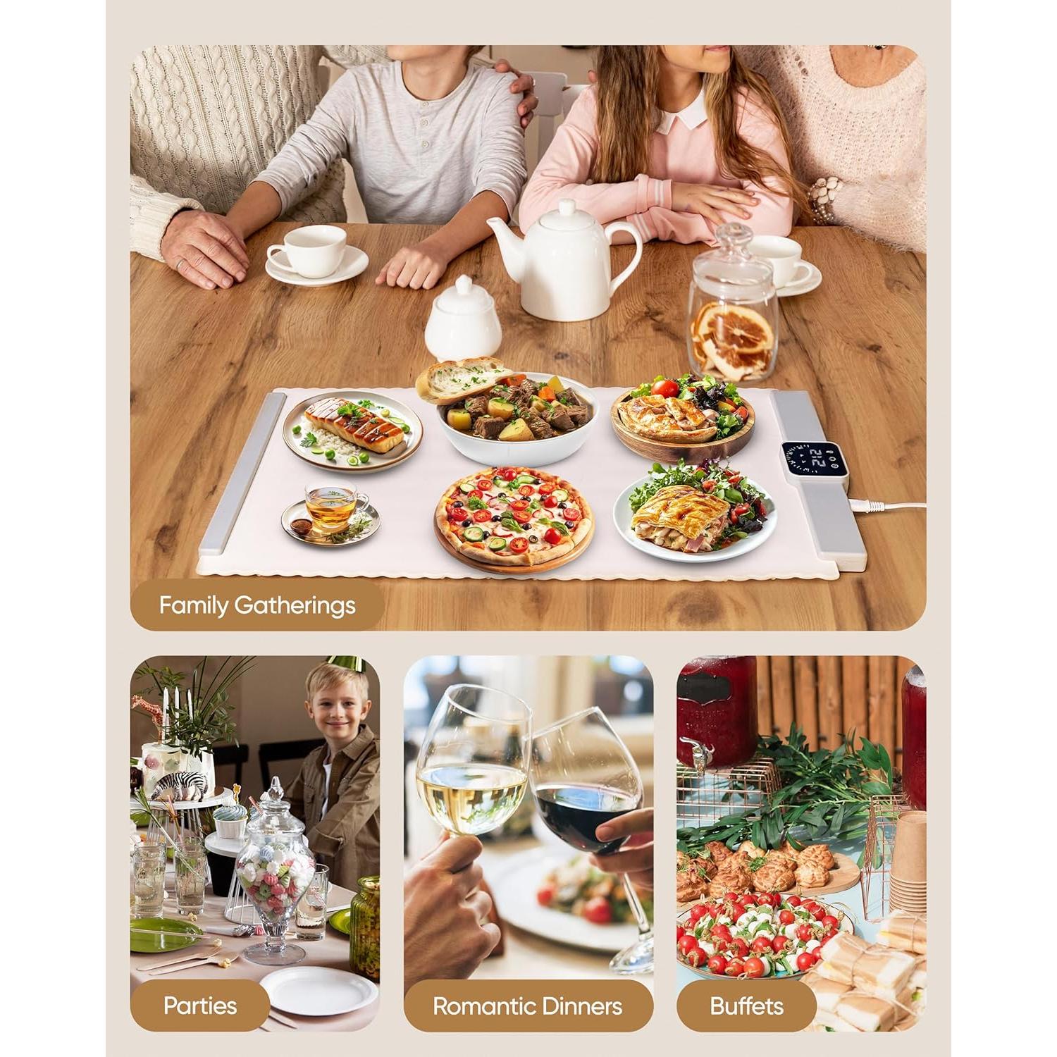 Alfombrilla Calentadora Eléctrica MONJAPANDI 61x41 cm 250W