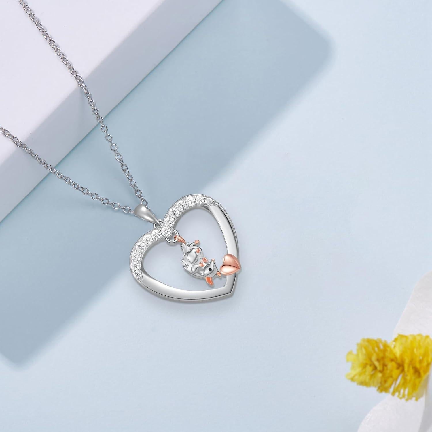 Collar de Opossum Plata Esterlina 925 45.72 cm Ajustable