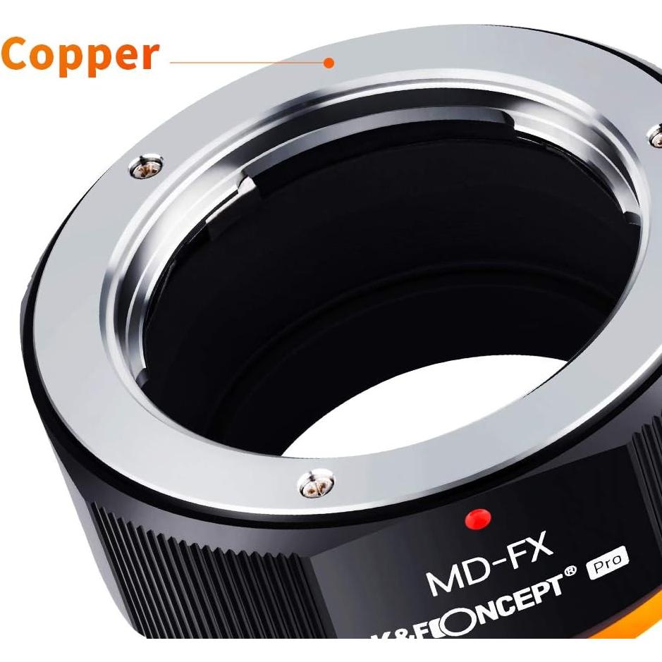Adaptador de Lente MD a FX K&F Concept para Fuji X-T2/X-T20