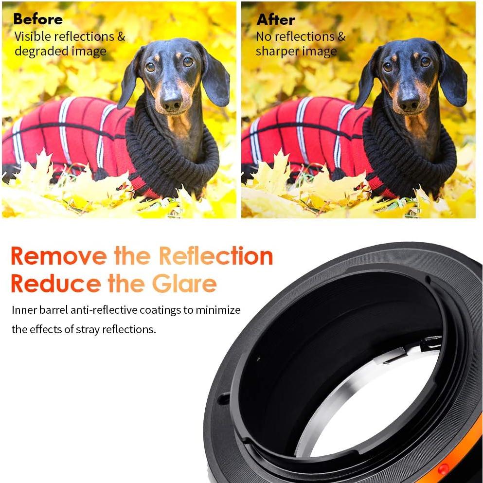 Adaptador de Lente MD a FX K&F Concept para Fuji X-T2/X-T20