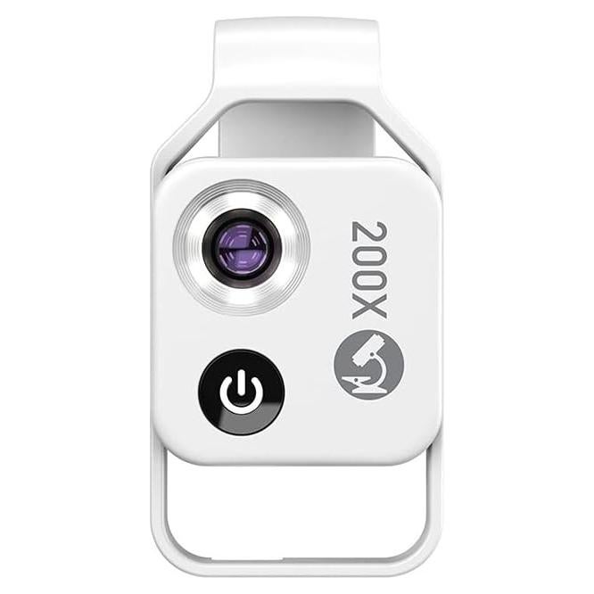 Lente de Microscopio 200X Leshareselect con Luz LED para Smartphones