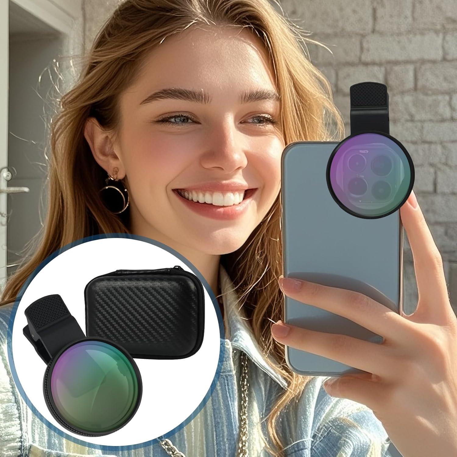 Filtro Polarizador 52mm OMASUNB CPL para Smartphones