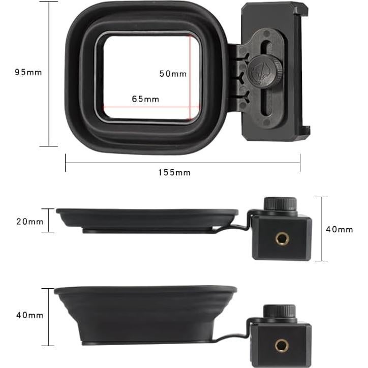 Capucha de Lente Anti-Reflejo Universal TONHOKJ ZGZ-005