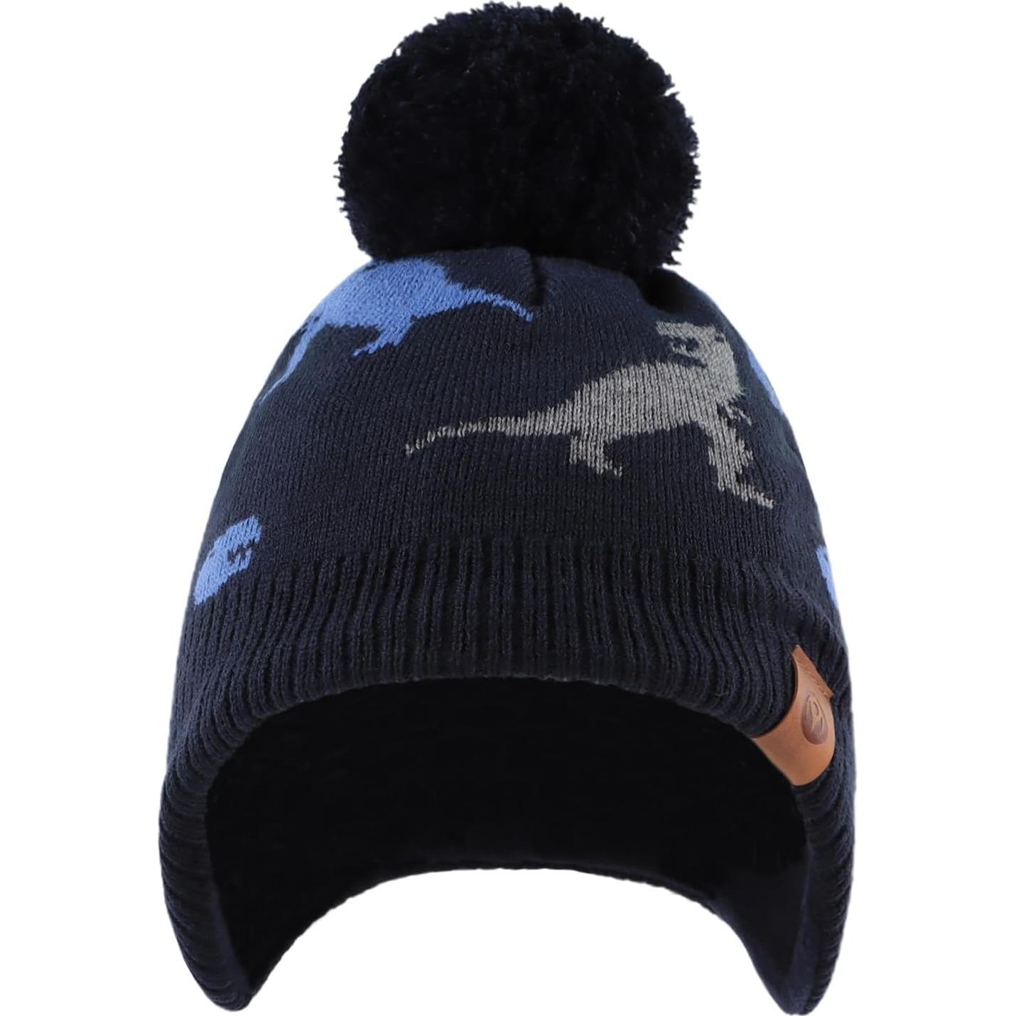 Gorro y bufanda de invierno JANGANNSA para bebé unisex