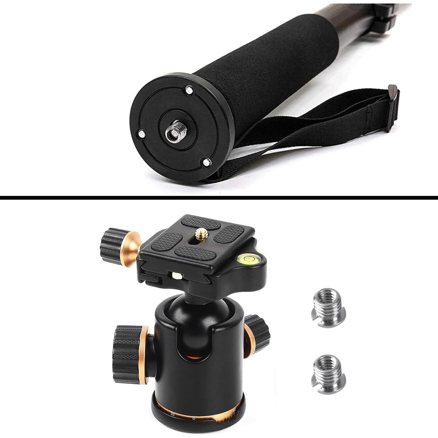 Monopod de Carbono Digital Nc 66.9" 12 kg para Ricoh GR IV