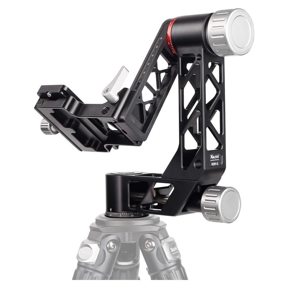 Cabezal de trípode XILETU 360° con placa QR Arca-Swiss 25kg