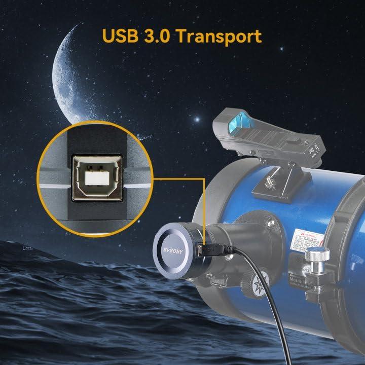 Cámara de Telescopio SVBONY SV105 IMX307 1.25" para Astrofotografía