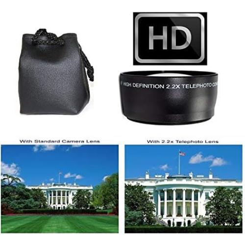 Kit de Lentes Telefoto 2.2x y Gran Angular 0.43x HD para Panasonic Lumix