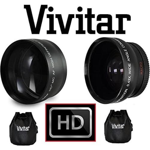 Lentes HD Gran Angular 0.43x y Tele 2.5x para Sony HDR