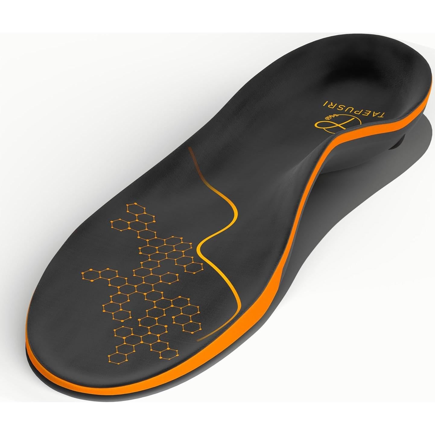 Plantillas Ortopédicas TAEPUSR para Fascitis Plantar XL Naranja