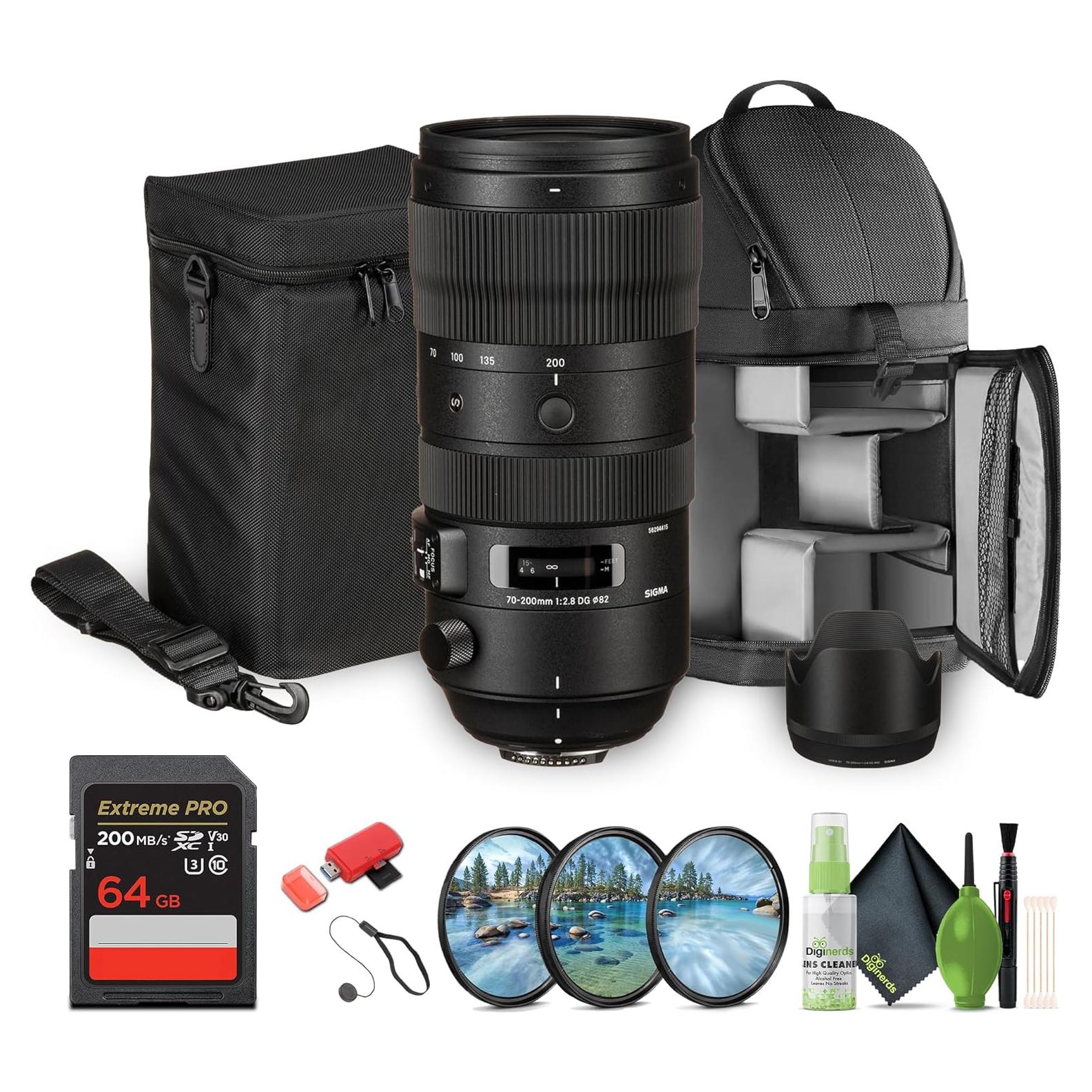 Sigma 70-200mm f/2.8 DG OS HSM Sports para Nikon F - Lente Profesional