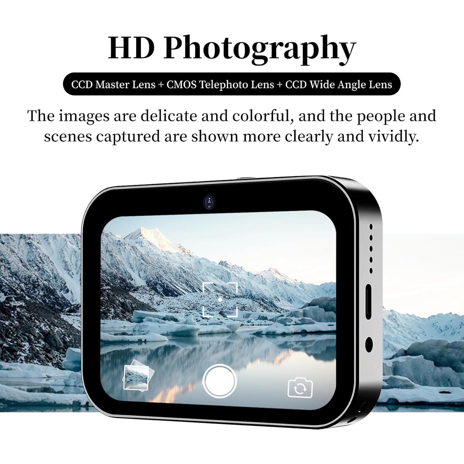 Cámara Digital Genérica 4K 64MP Pantalla Táctil 3"