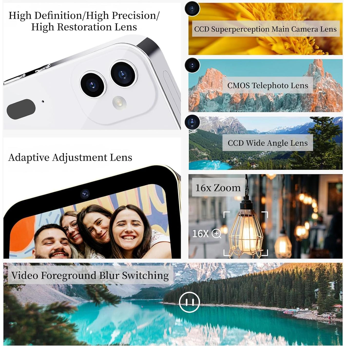 Cámara Digital Genérica 4K 64MP Pantalla Táctil 3"