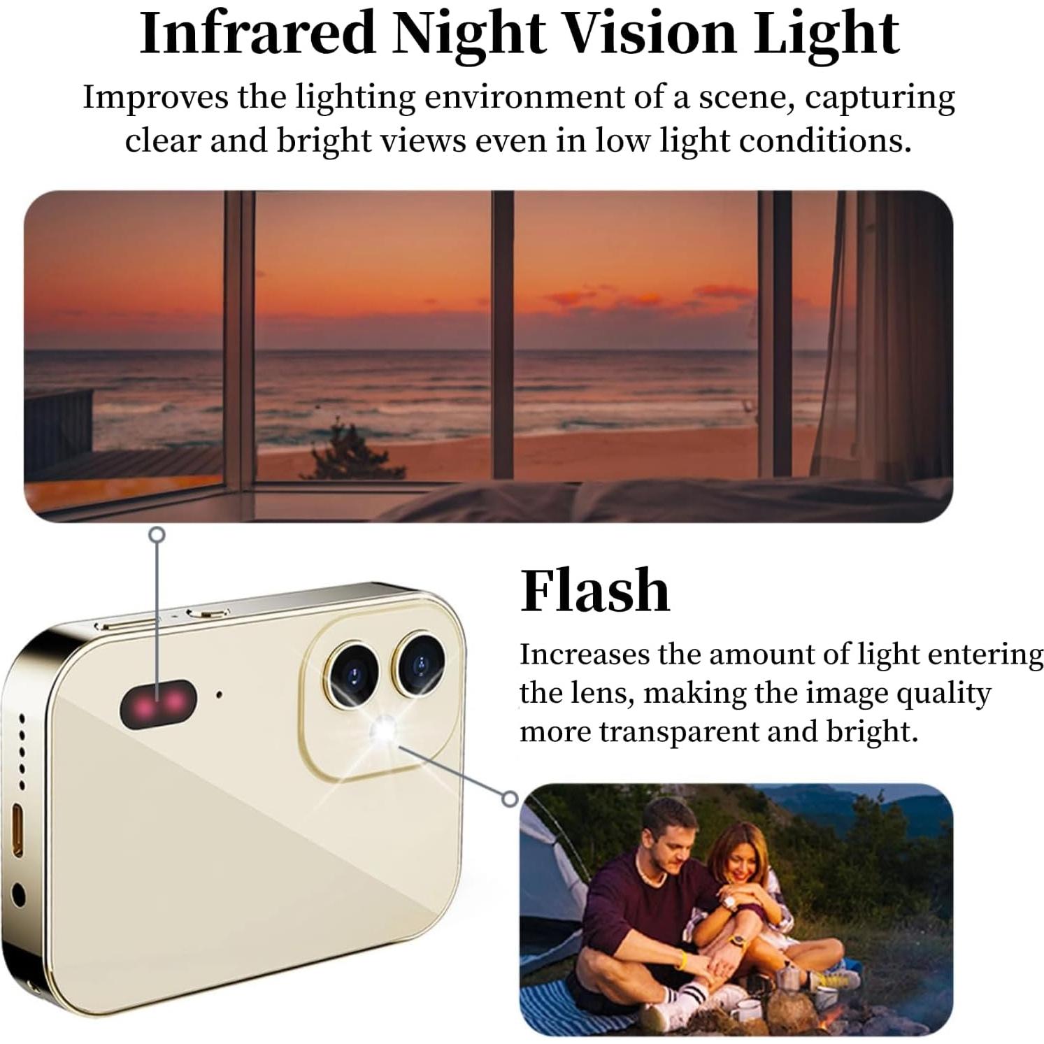 Cámara Digital Genérica 4K 64MP Pantalla Táctil 3"