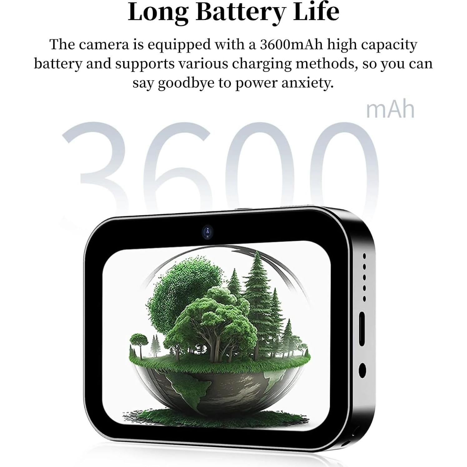 Cámara Digital Genérica 4K 64MP Pantalla Táctil 3"