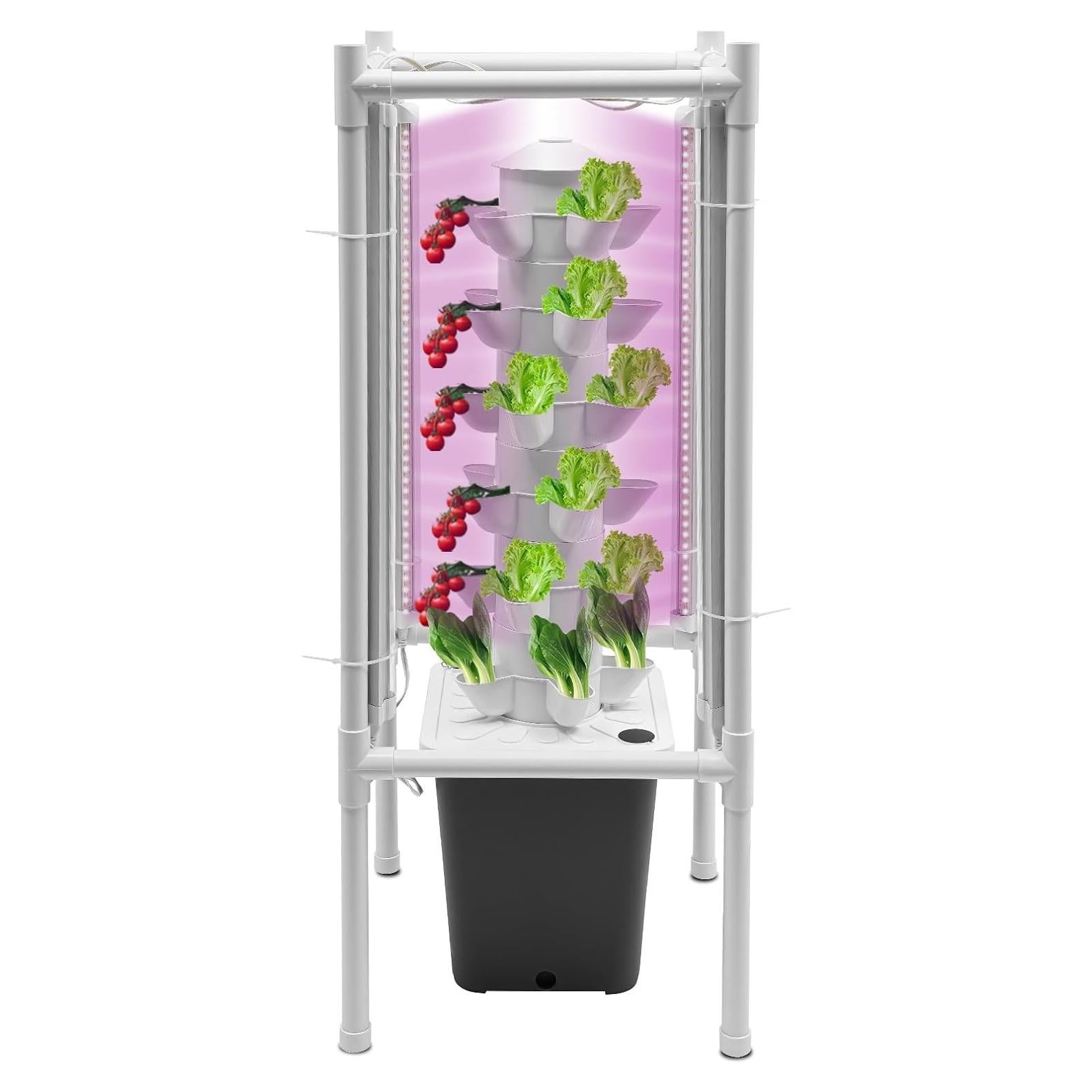 Sistema de Cultivo Hidropónico Vertical LIJUNAhz 30 Plantas LED