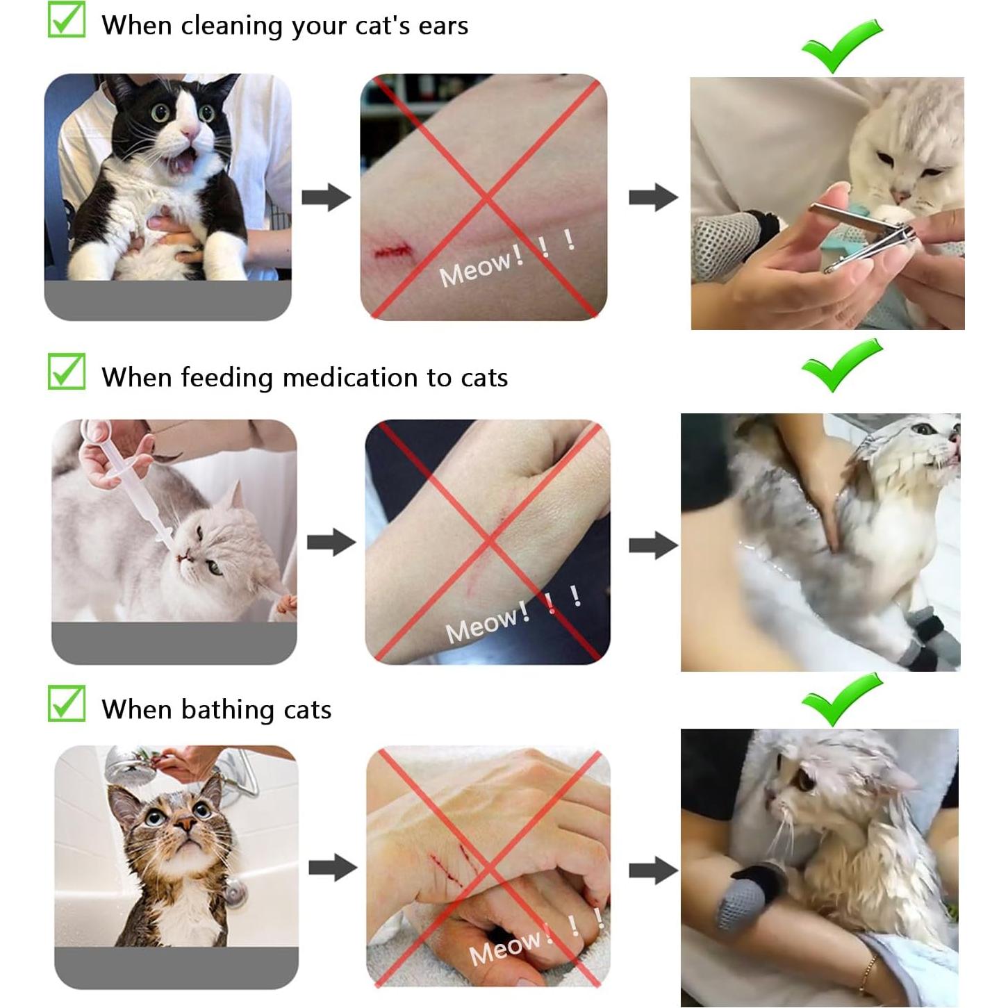 Cubiertas para patas de gato YYanniwani - 4 piezas anti-rasguños