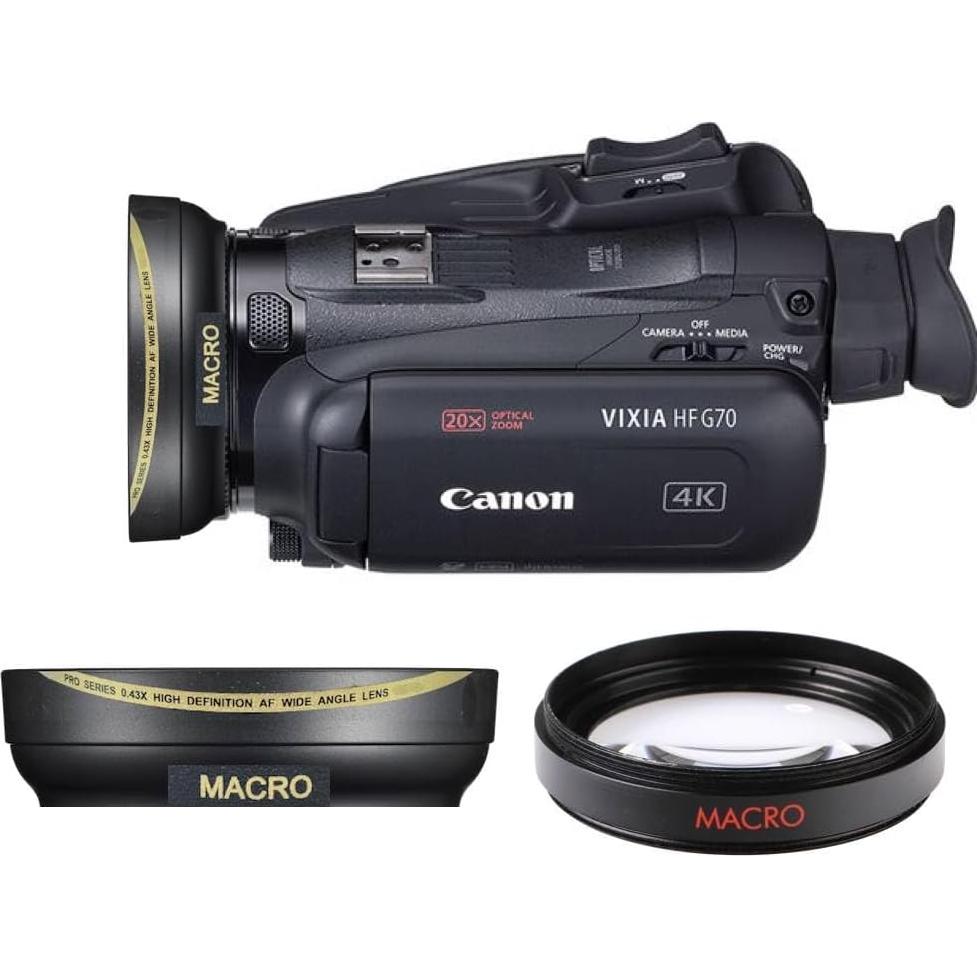 Lente Gran Angular 58mm AF HD Macro para Canon Vixia HF G70