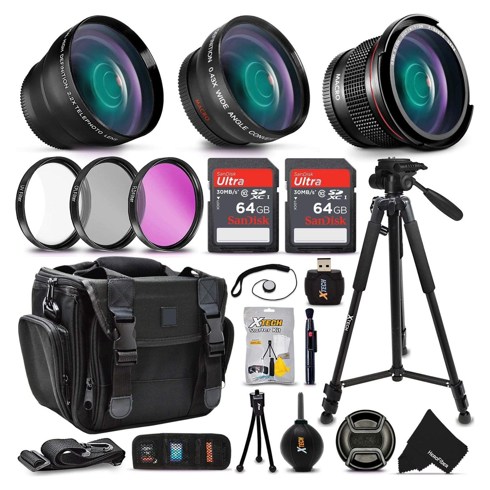 Kit de Accesorios de Lente 58mm Xtech para Canon DSLR