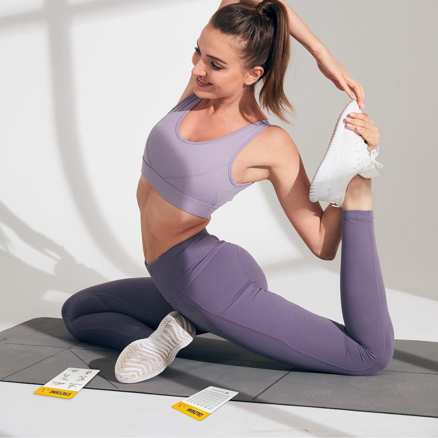 Tarjetas de Ejercicio ELAORY 62 Piezas Fitness en Casa