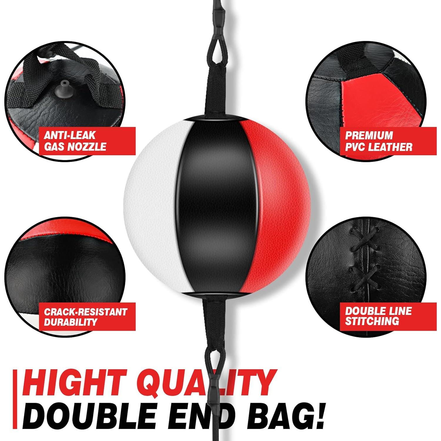 Bolsa de Boxeo Doble Extremo YORWHIN para Entrenamiento en Casa