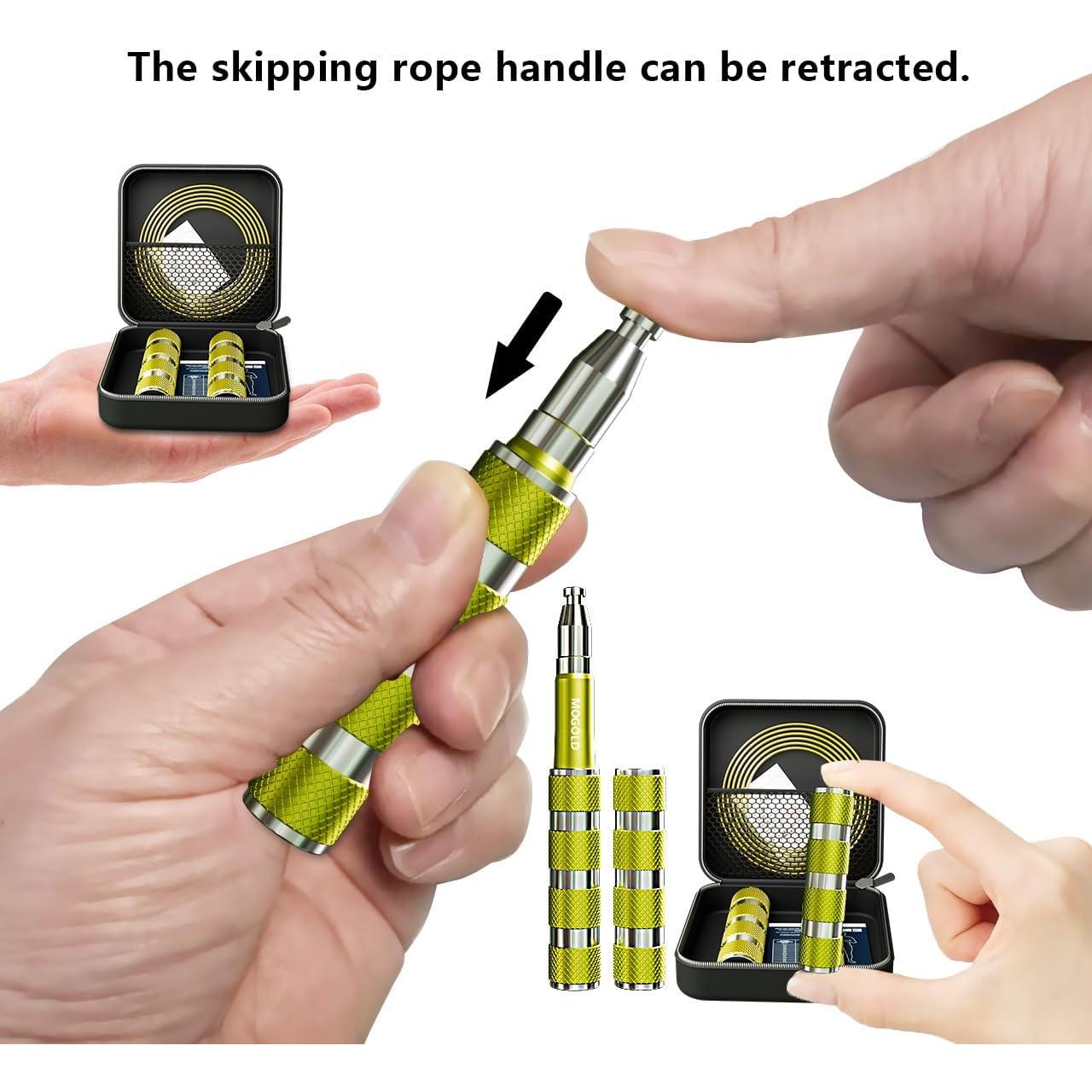 Cuerda de Salto Rápida MOGOLD T35 Ajustable PVC 2.74m