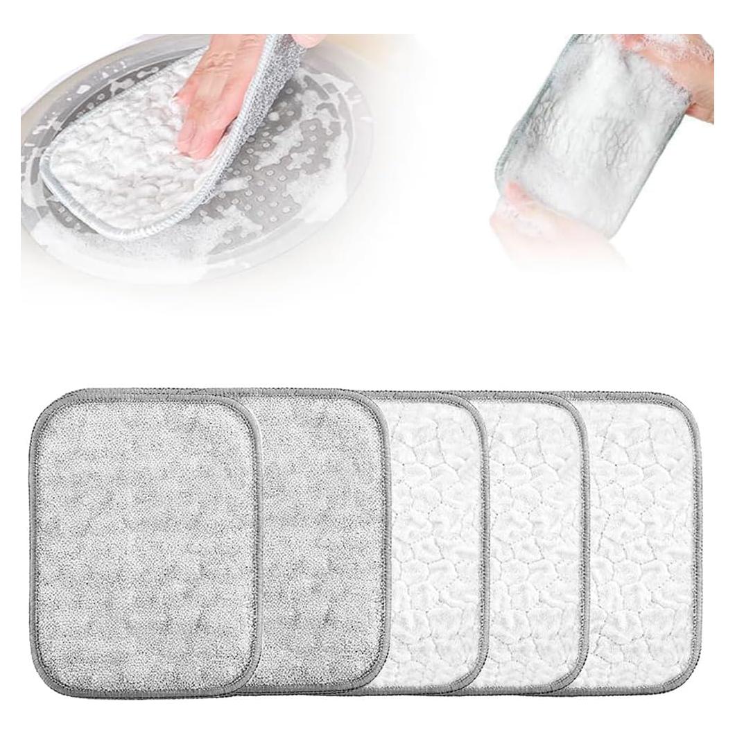 Trapos de Lavado de Platos de Alambre Oputemon 5 Piezas