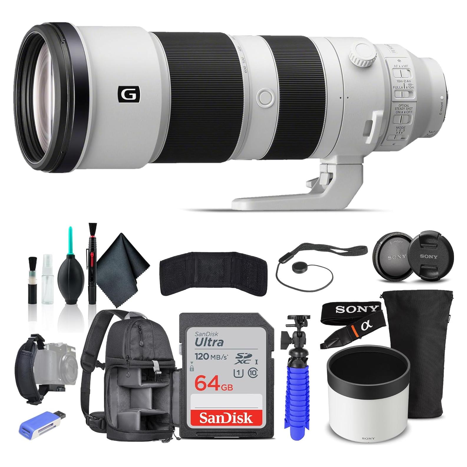 Lente Zoom Super-Telefoto Sony FE 200-600mm F5.6-6.3 G OSS