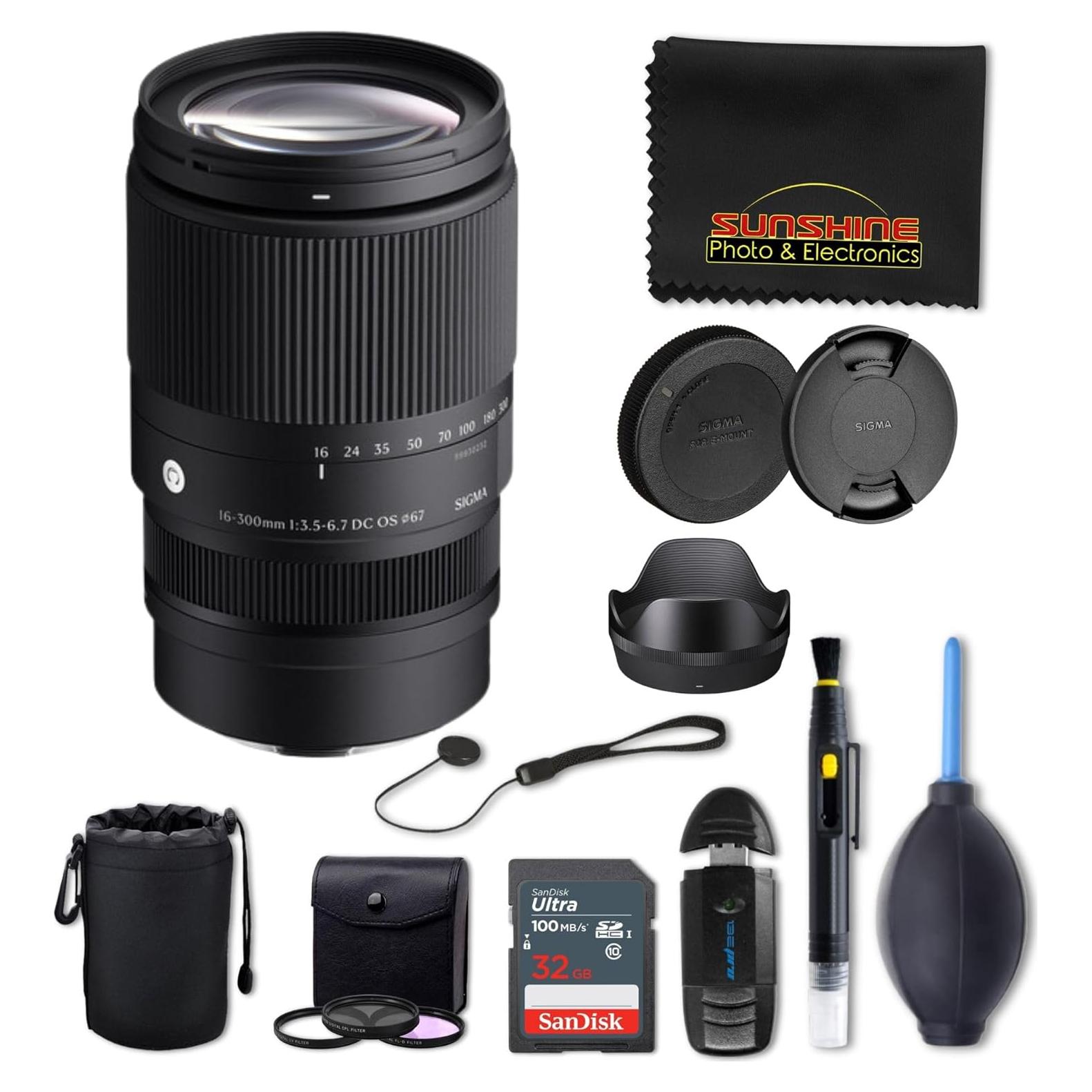 Lente Sigma 16-300mm f3.5-6.7 DC OS para Sony E - Macro 1:2