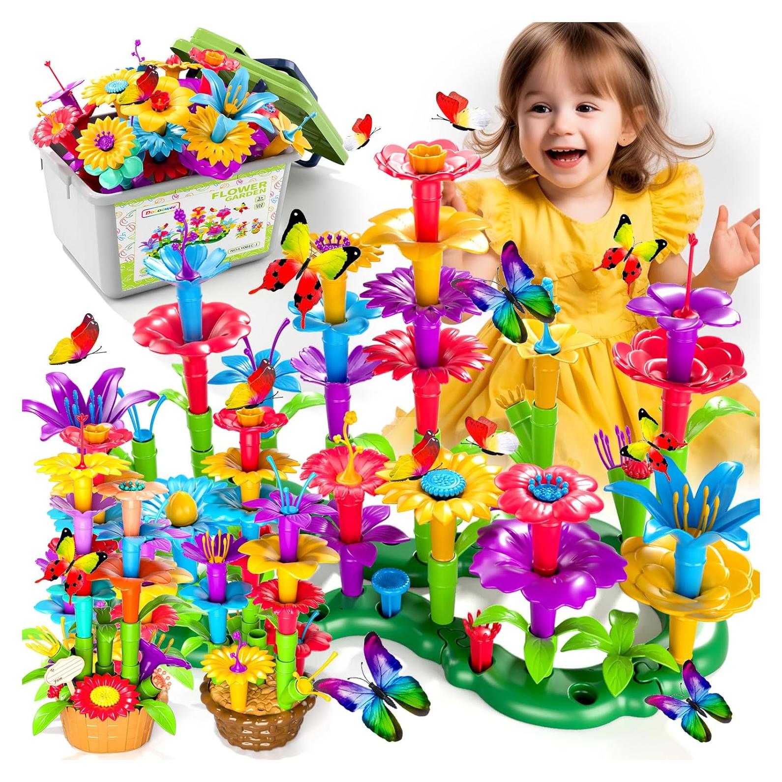 Juguetes de Construcción de Jardín Doloowee 102 Piezas STEM