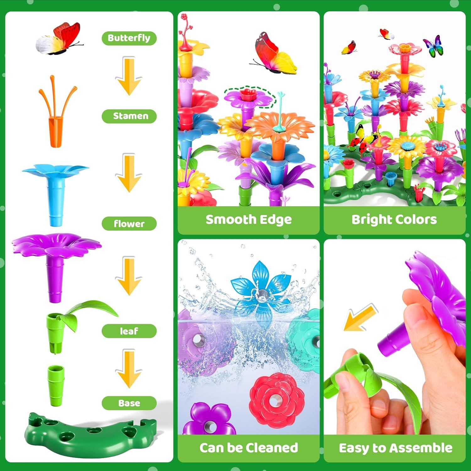 Juguetes de Construcción de Jardín Doloowee 102 Piezas STEM