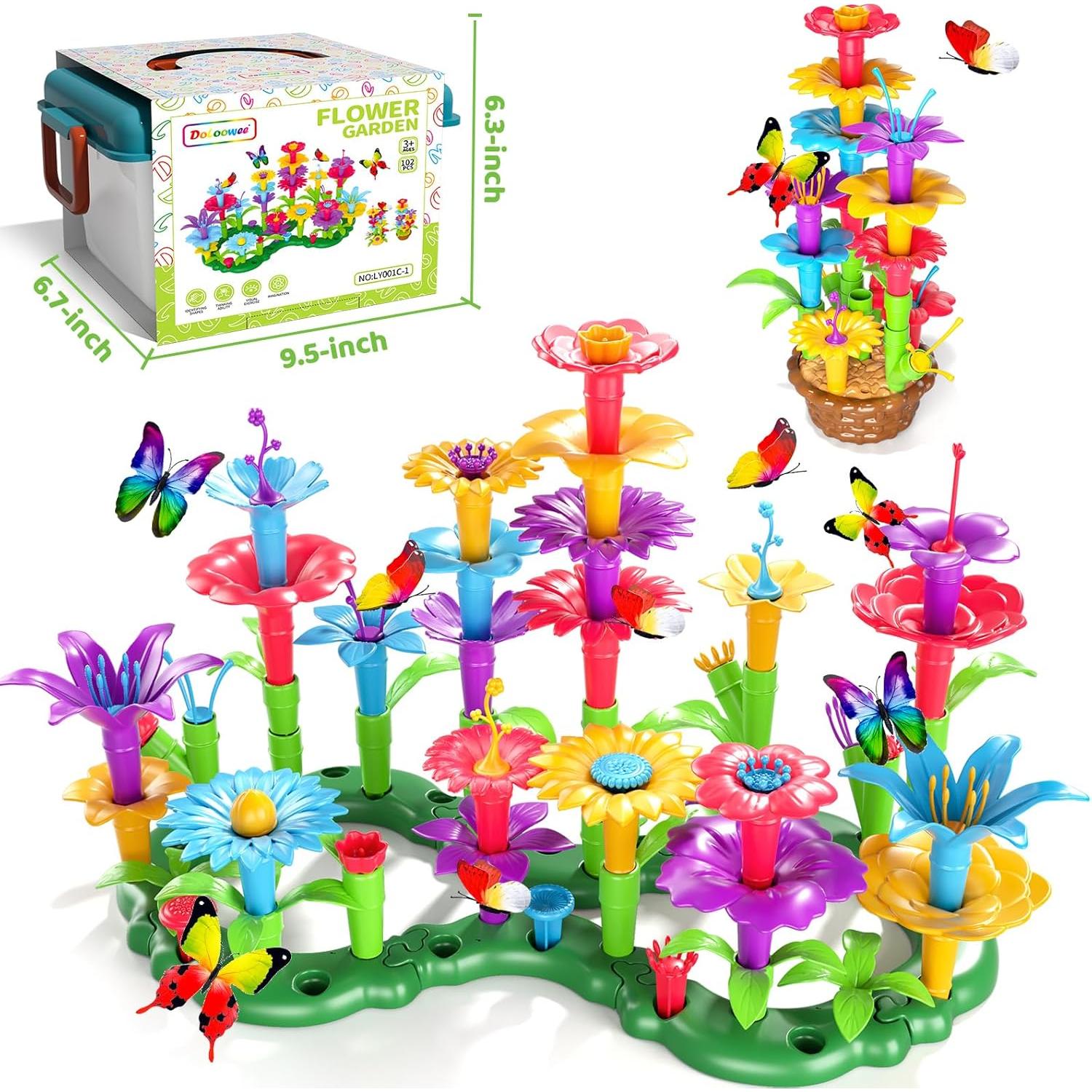 Juguetes de Construcción de Jardín Doloowee 102 Piezas STEM