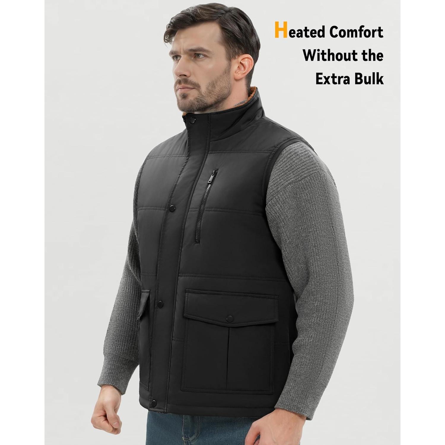 Chaleco Térmico Wulcea para Hombres 7.4V Grafeno Negro