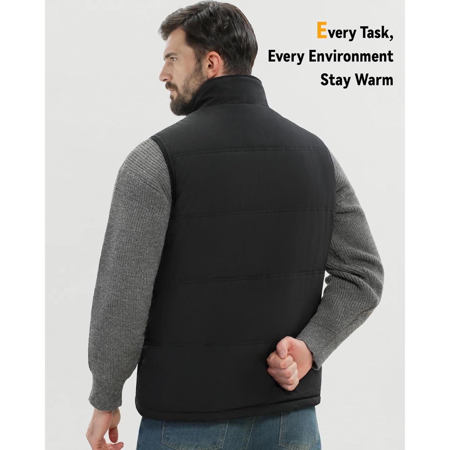 Chaleco Térmico Wulcea para Hombres 7.4V Grafeno Negro