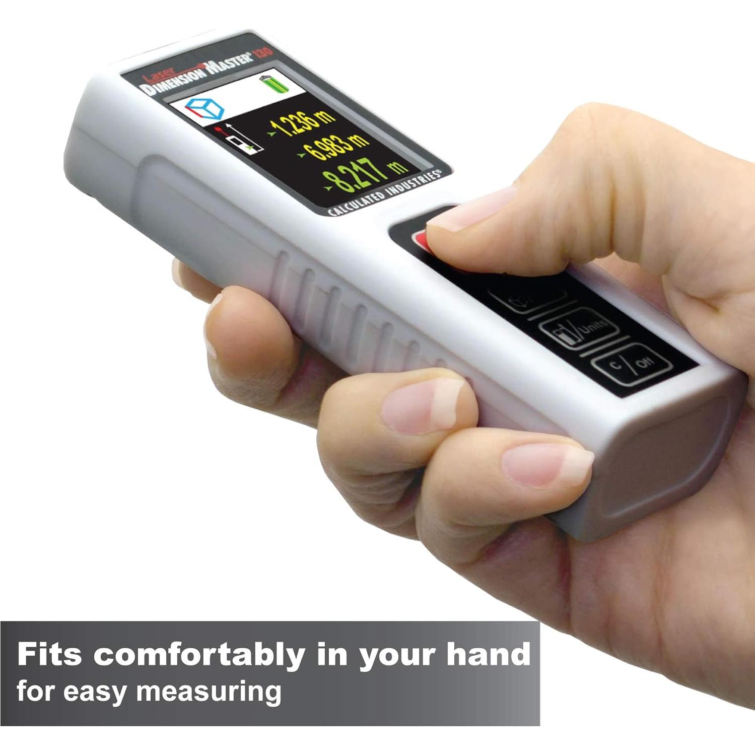 Medidor de Distancia Digital Calculated 3356 con Láser 39.62m