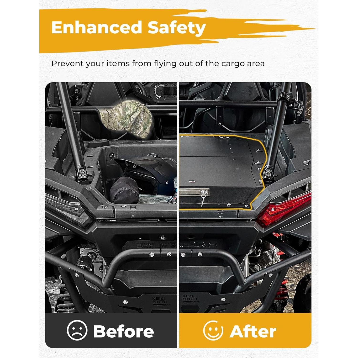 Cubierta de Almacenamiento KEMIMOTO para Polaris RZR XP 1000