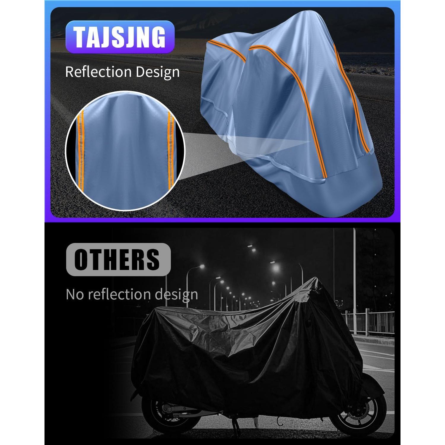 Funda de Motocicleta TAJSJNG TA-MTC220 A Prueba de Agua 220 cm