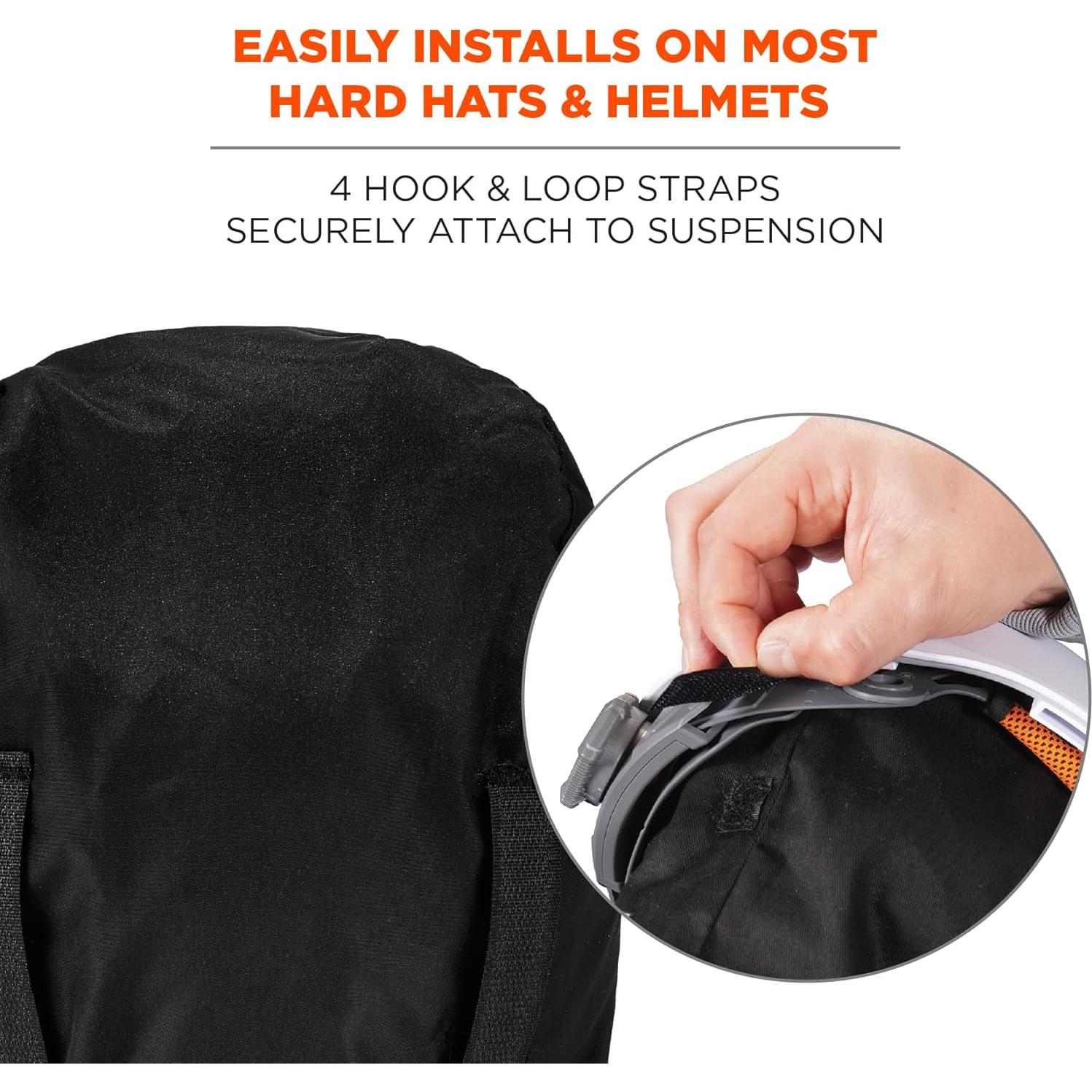 Forro Térmico de Casco Ergodyne N-Ferno 6840 Negro (Paquete de 2)