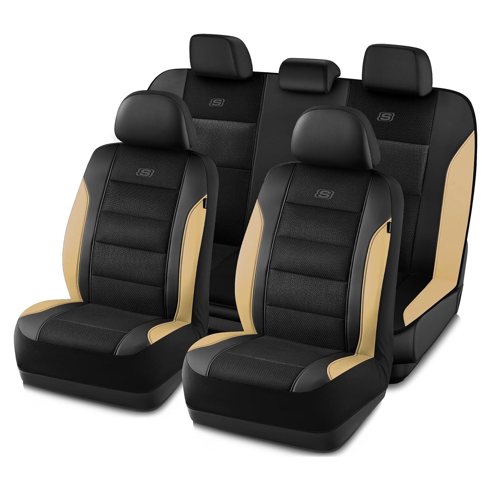 Funda de Asiento Skechers Juego Completo Espuma Memoria Beige