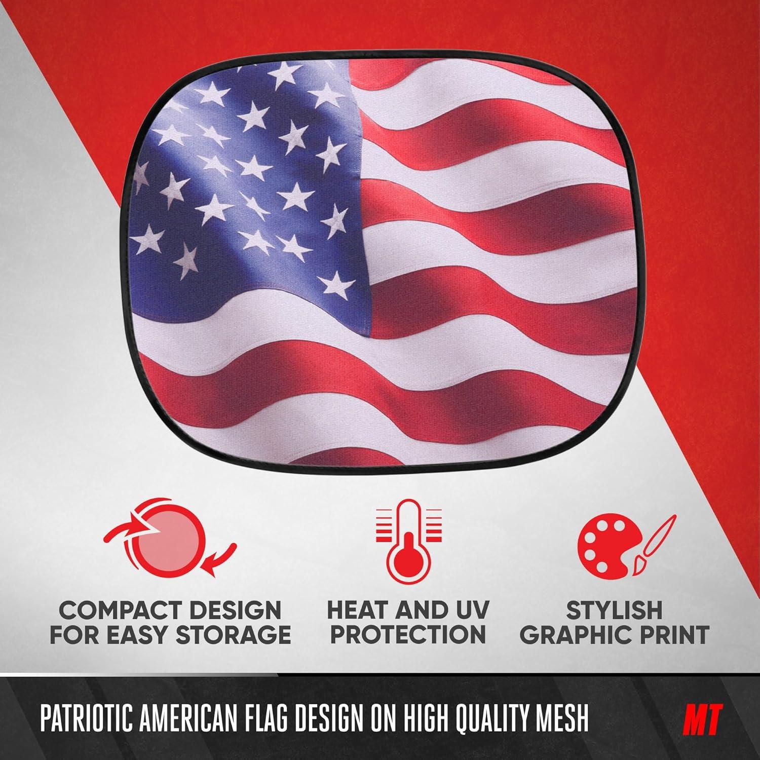 Sombrillas para Ventanas de Coche Motor Trend USA - Paquete de 2