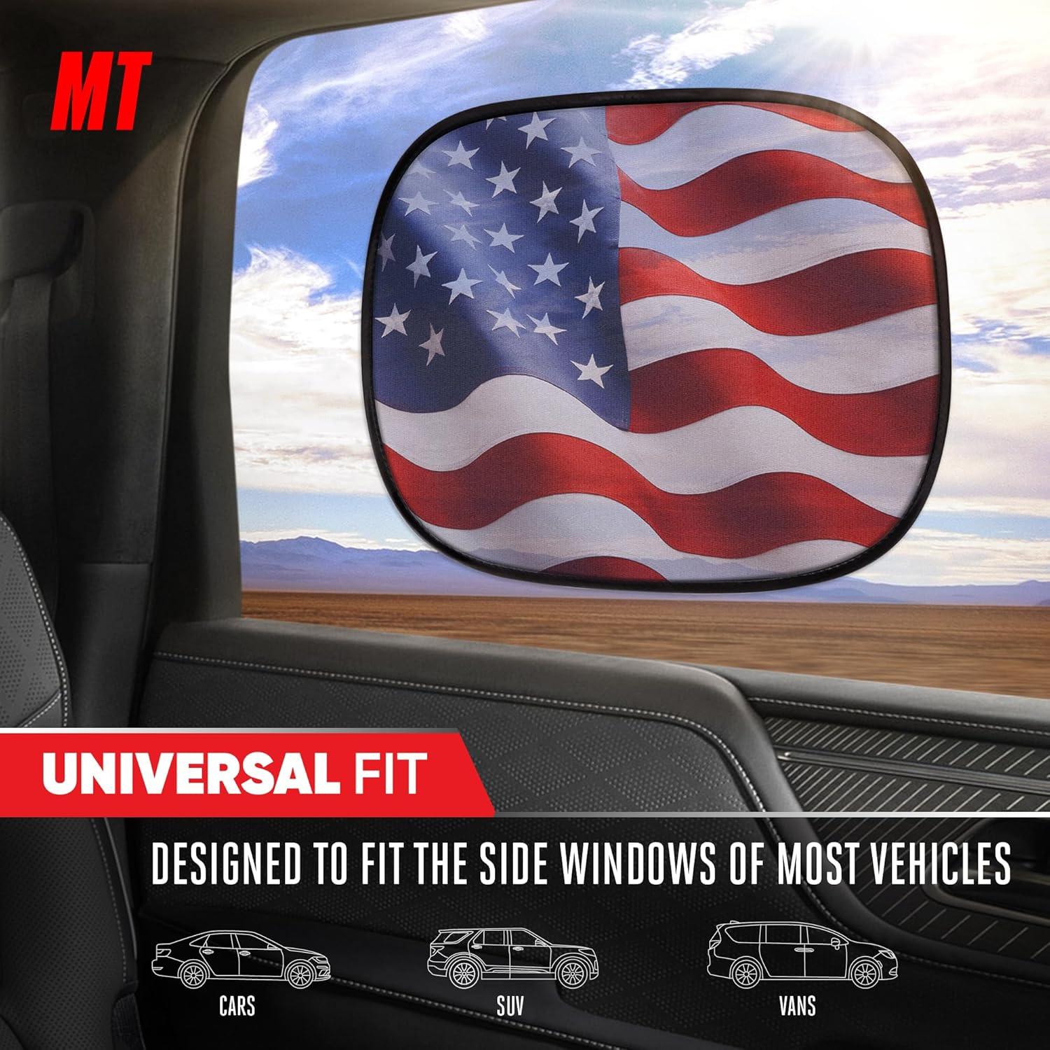 Sombrillas para Ventanas de Coche Motor Trend USA - Paquete de 2