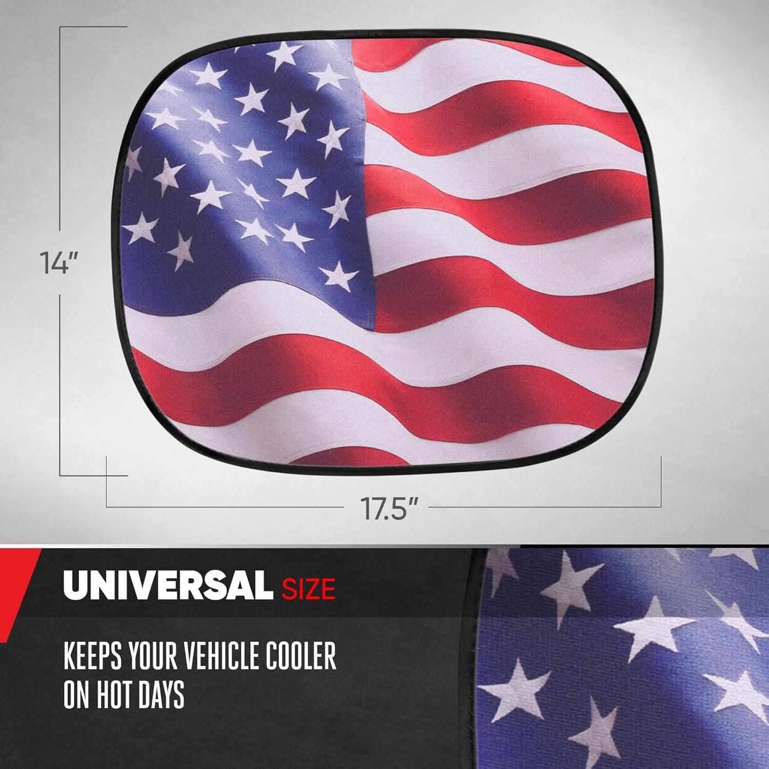 Sombrillas para Ventanas de Coche Motor Trend USA - Paquete de 2