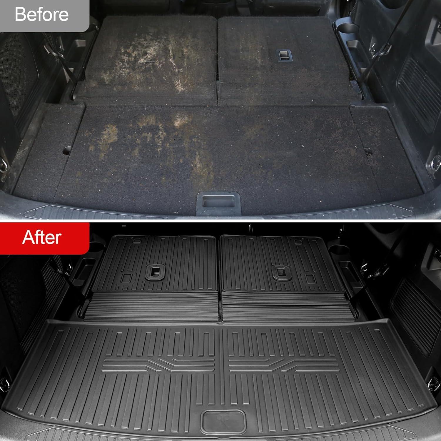 Alfombrillas HOUCLEMIC para Ford Explorer 2020-2025 TPE 6 asientos