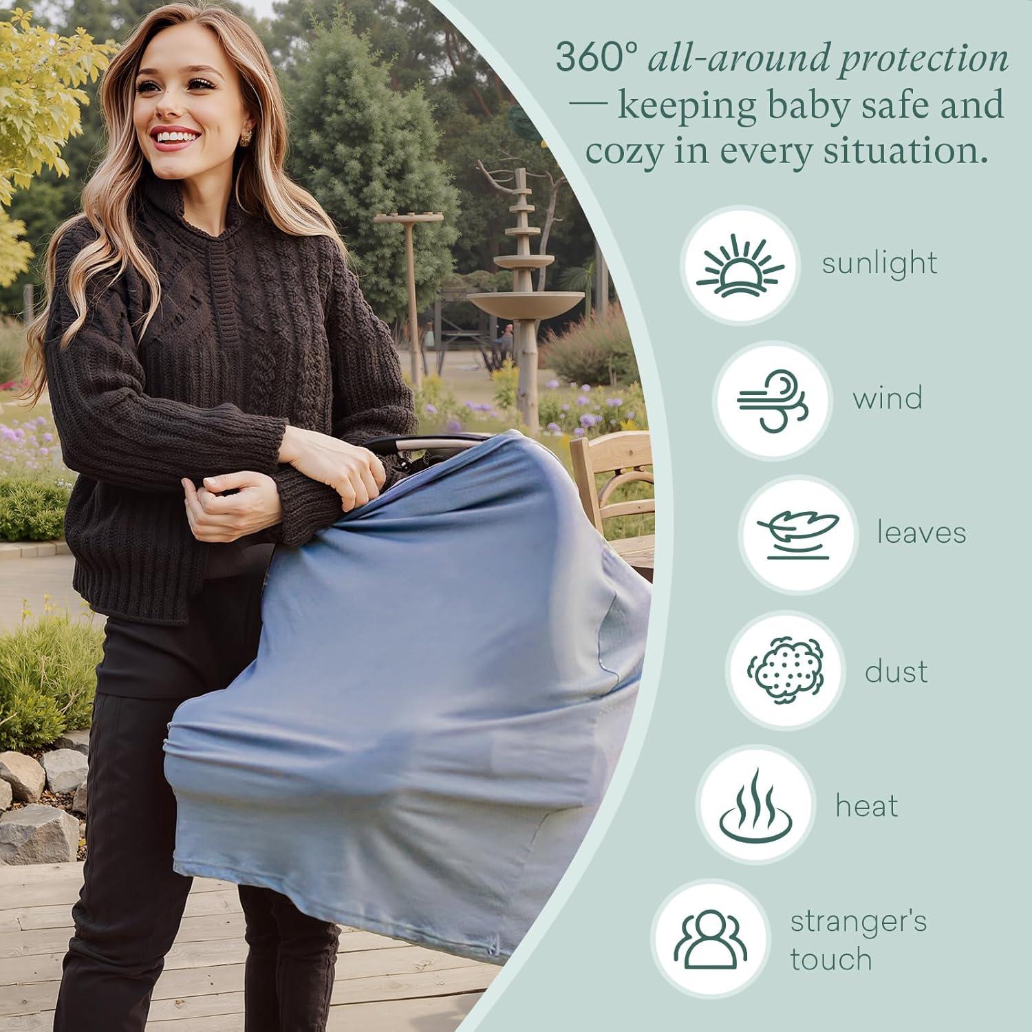 Funda para Asiento de Auto Bebé PurComfy Baya Universal