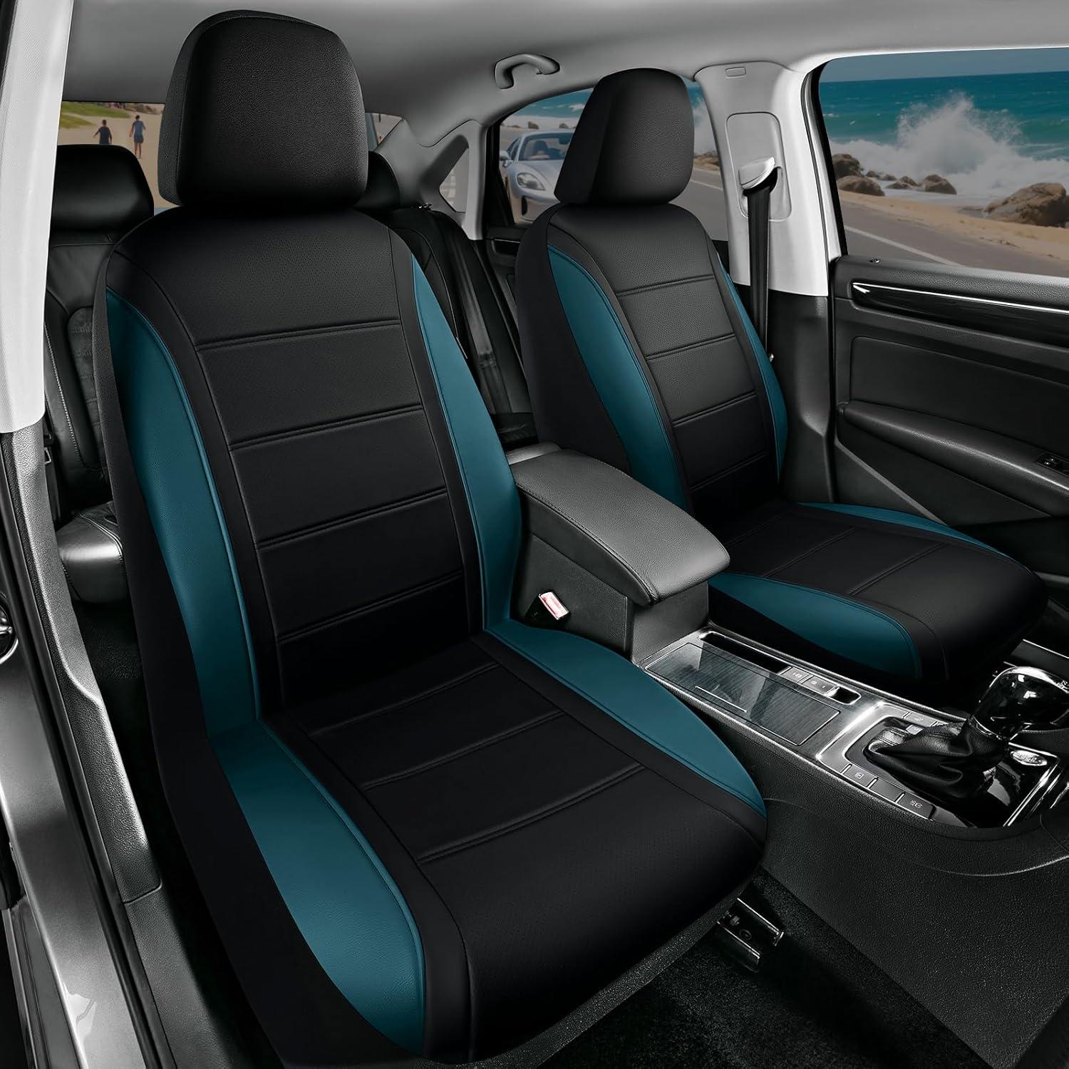 Fundas de Asiento de Cuero Road Comforts Azul Universal