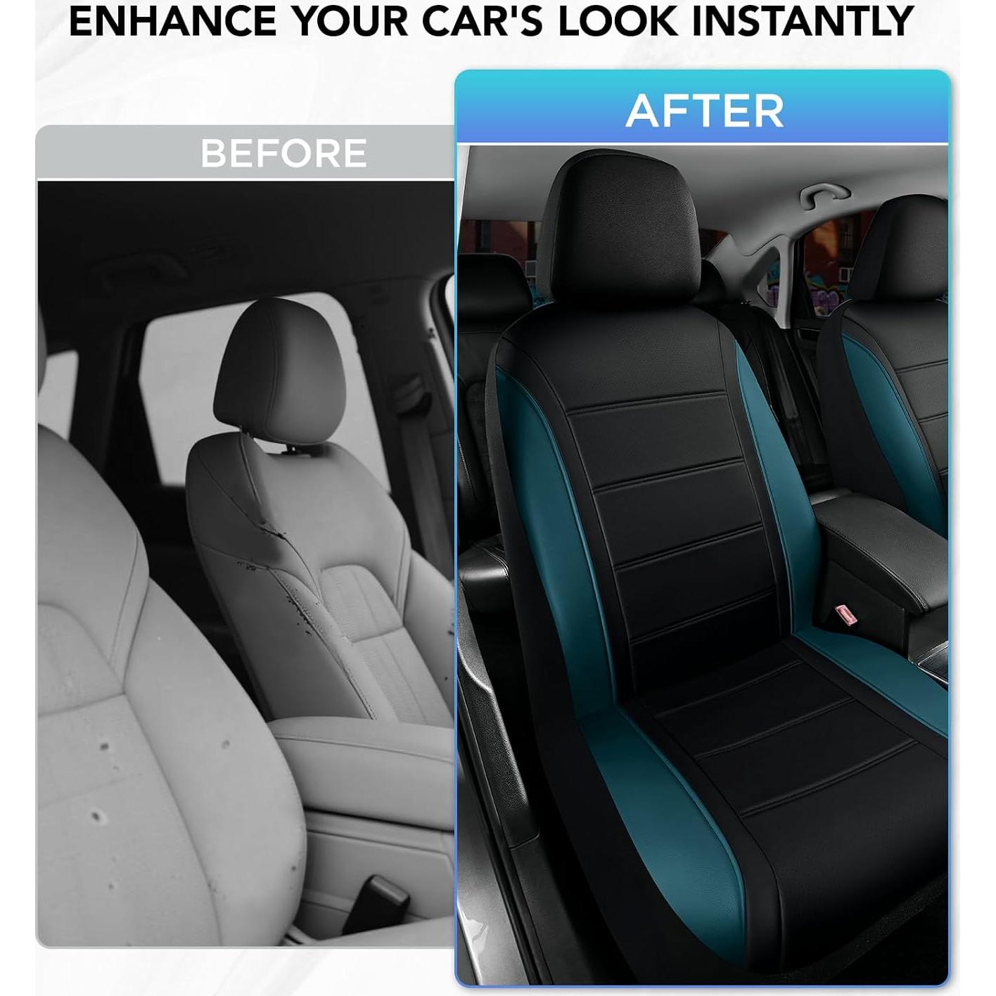 Fundas de Asiento de Cuero Road Comforts Azul Universal