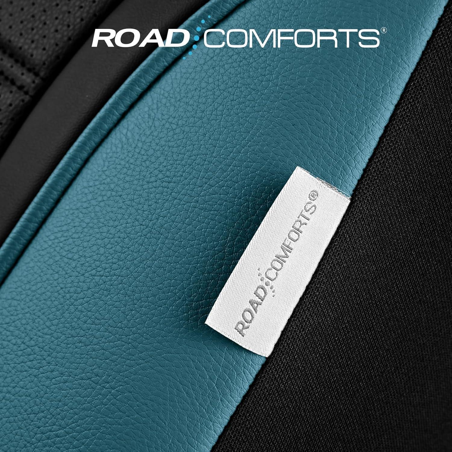 Fundas de Asiento de Cuero Road Comforts Azul Universal