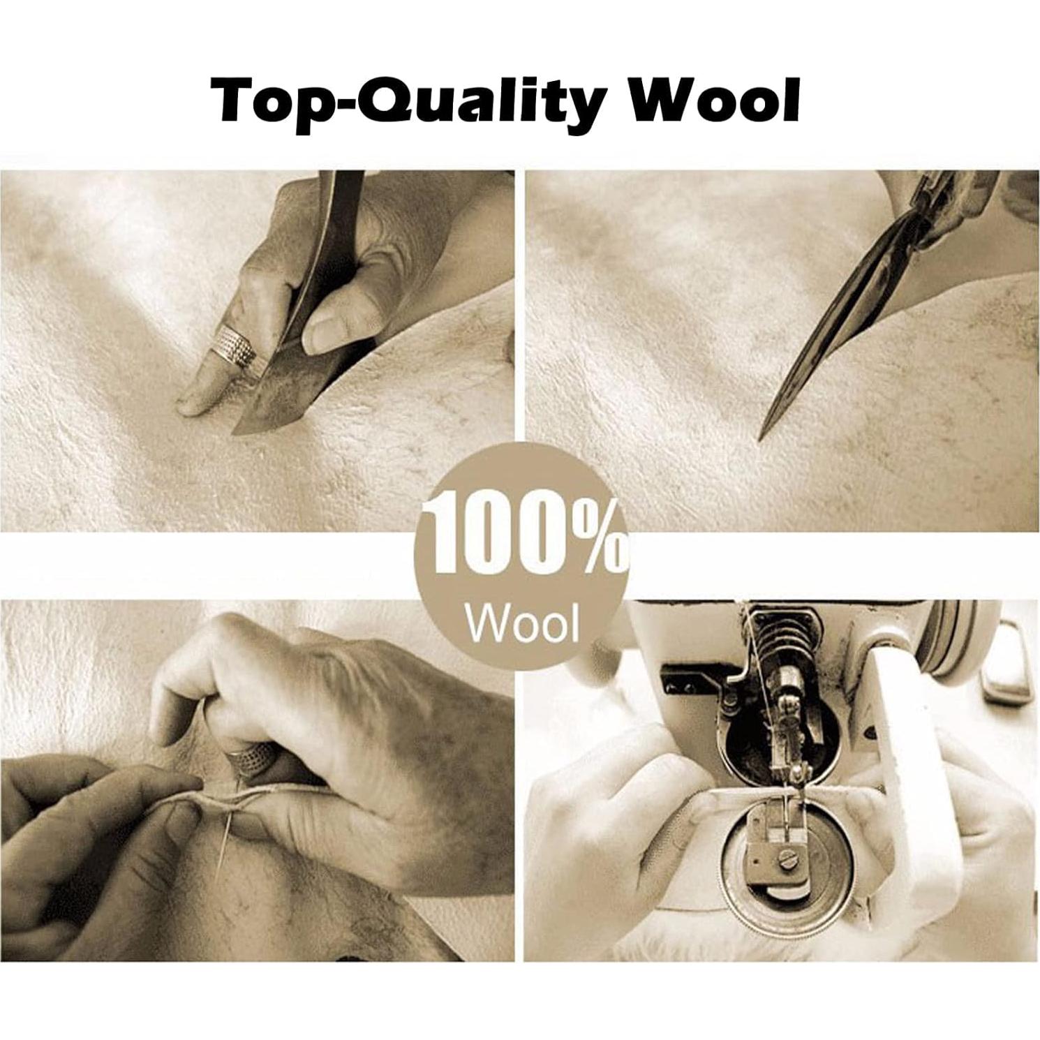 Cubierta de Asiento de Piel de Oveja Big Ant - Ajuste Universal, Negro