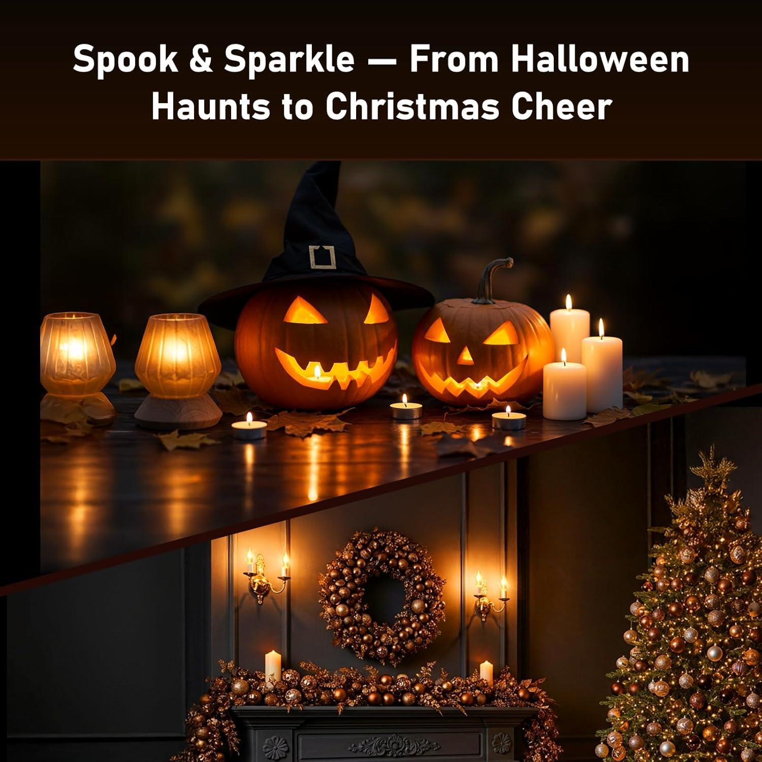 Bombillas de Llama Parpadeante Hompavo E26 3W Vidrio 2 Paquete